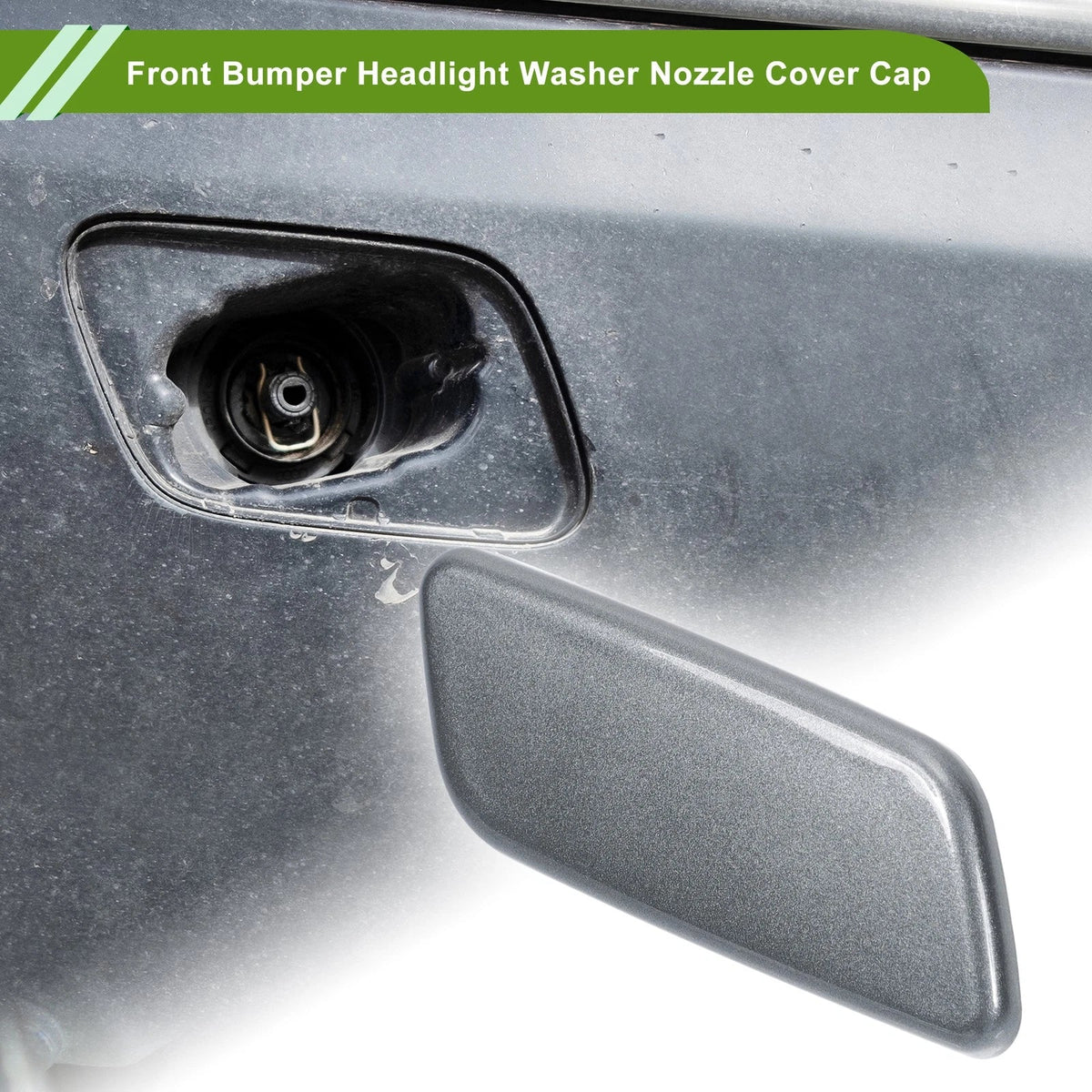 Front Right Washer Nozzle Cover Cap for Toyota Prado (2012–2015) 8504460180 Gray
