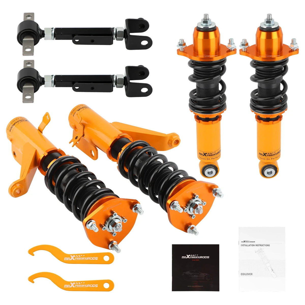 Rear Camber Arms & Coilovers Set for Acura RSX (2002–2006) - 4x & 2x