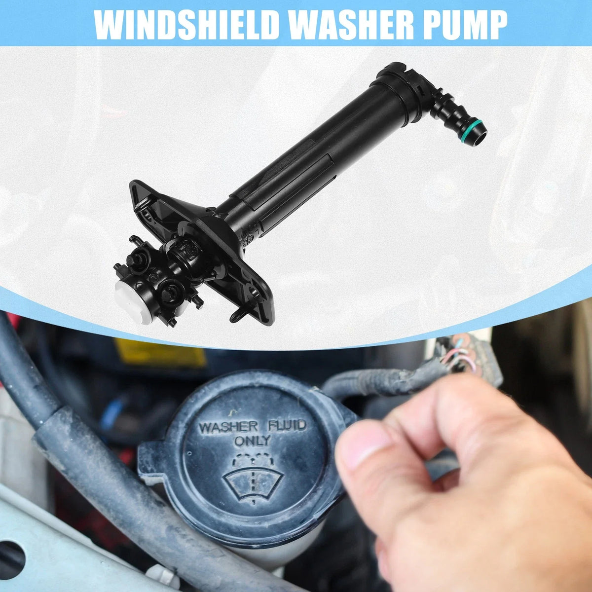 Left Headlight Washer Nozzle for Audi A6/S6 (2012–2015) 4G0955101