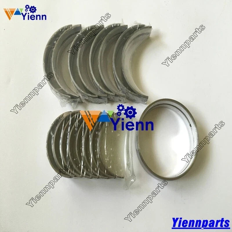 Set of 4 D1402 Crankshaft Main Rod Bearings for Kubota L454 L2402