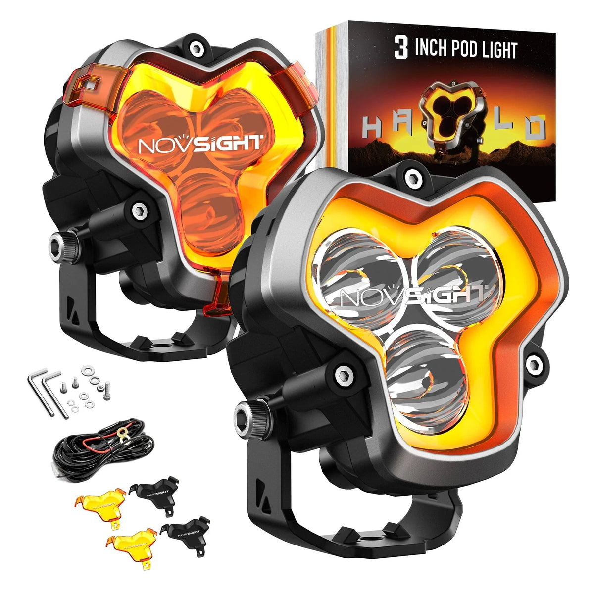 3-Inch LED Work Light Pod for Trucks (Off-Road)