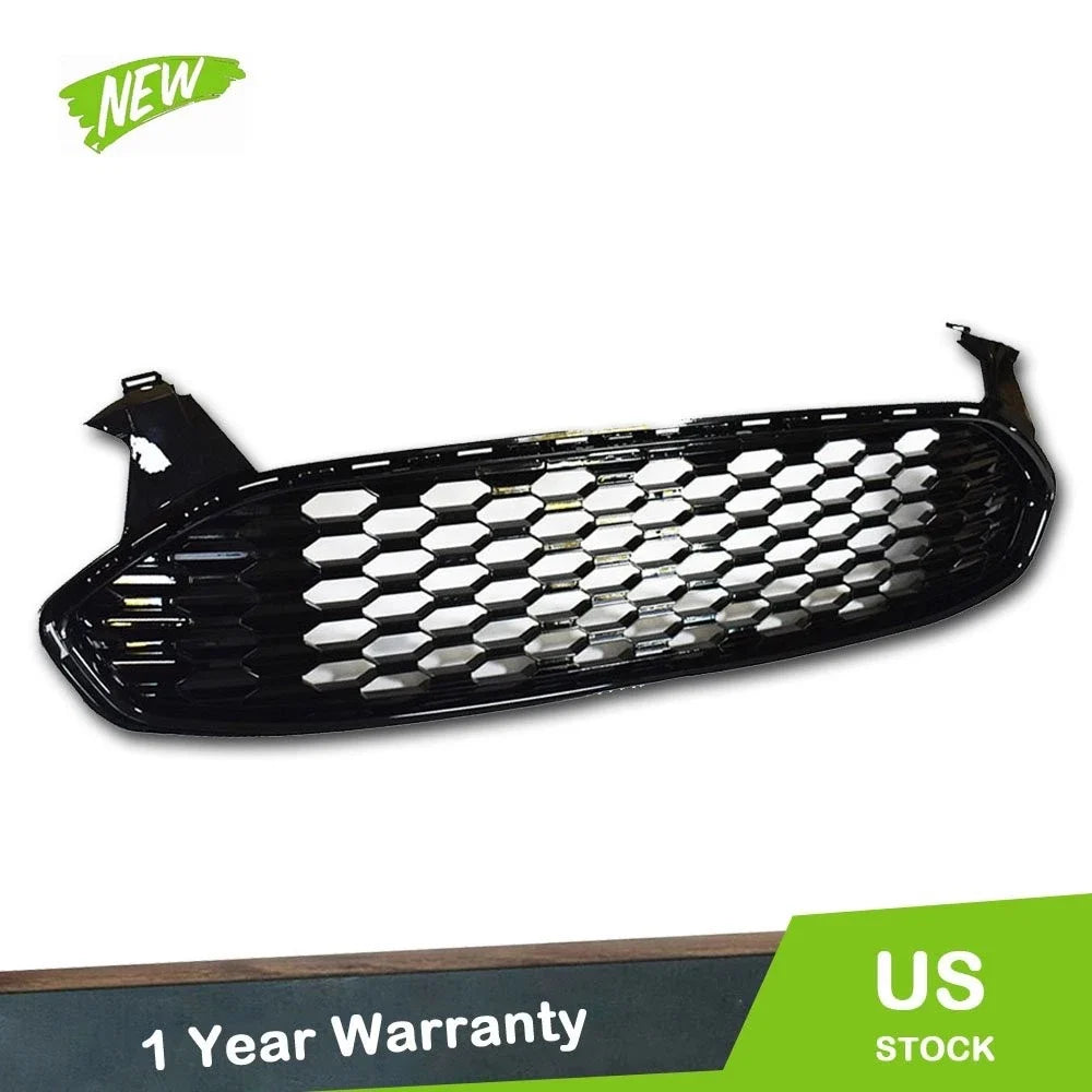 Glossy Black Front Grille for Ford Fusion (2013-2016)