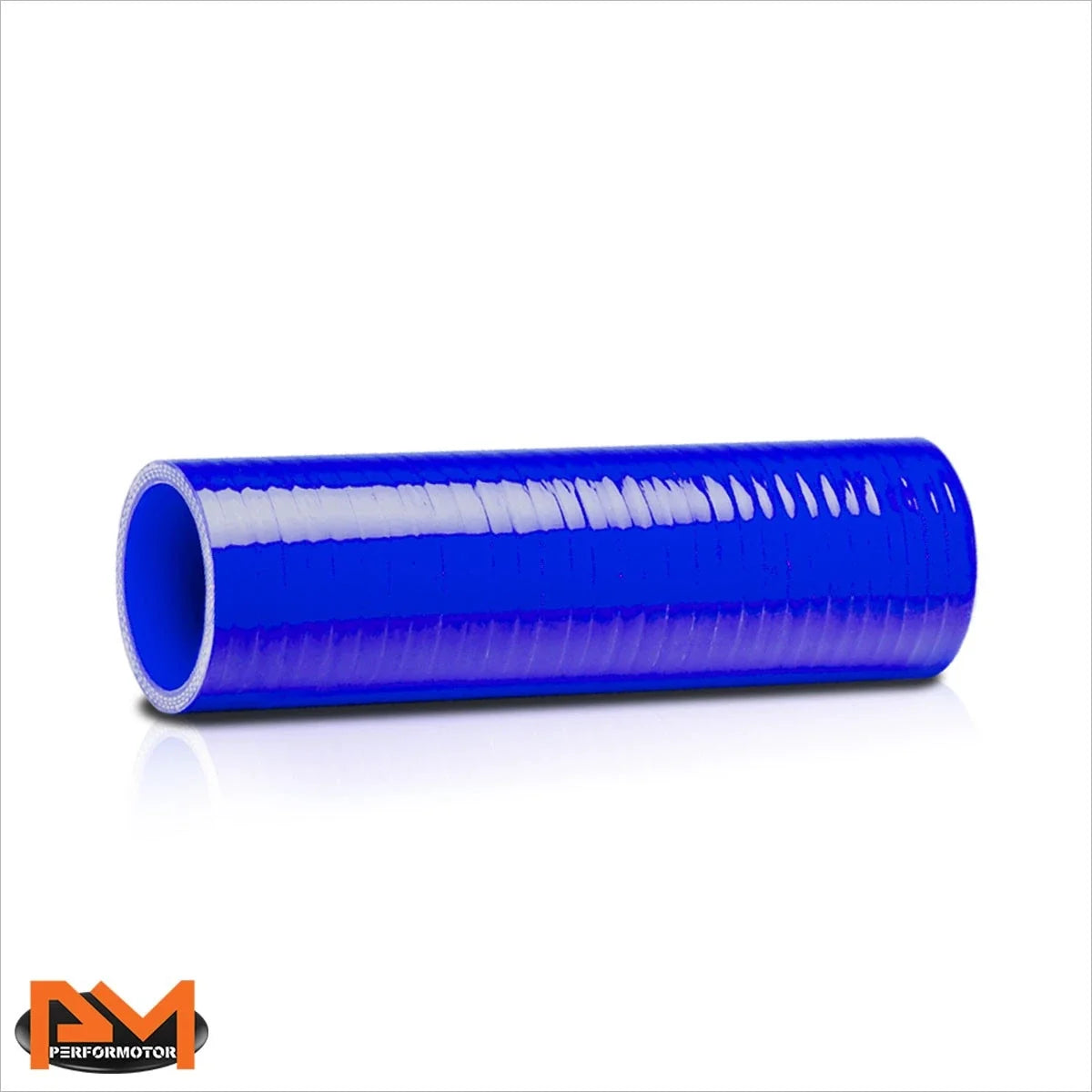 2.5" Turbo Silicone Coupler Hose for Universal Applications (8" Long) Blue