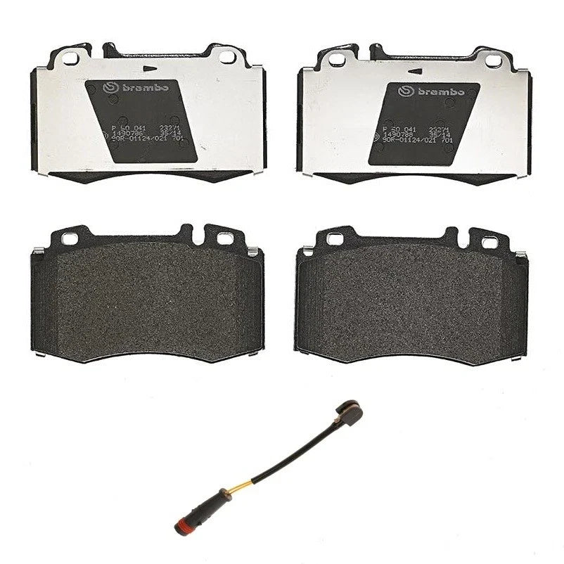 Brembo Front Low-Met Brake Pad Set with Sensor for MB R230 SL500 (2003–2011)