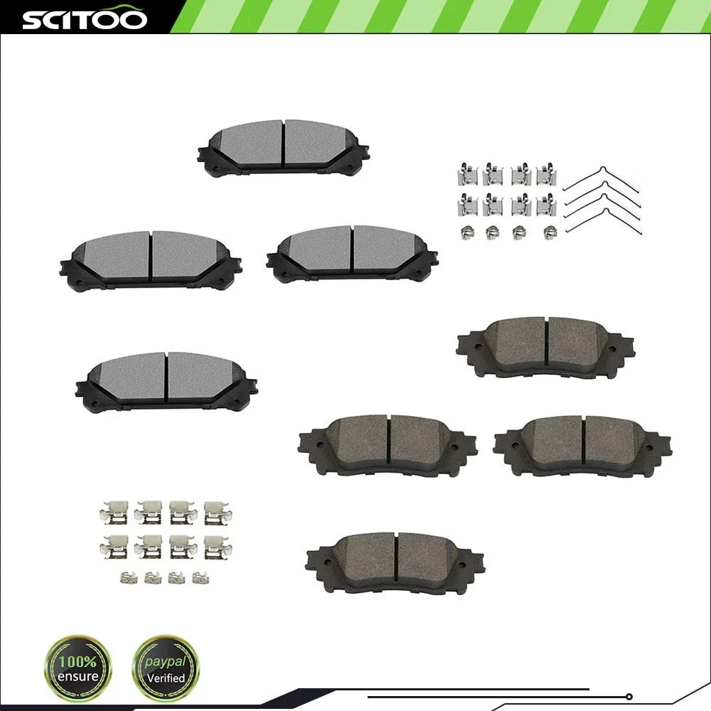 4-Piece Brake Pads for Lexus RX350L (2018 to 2021)