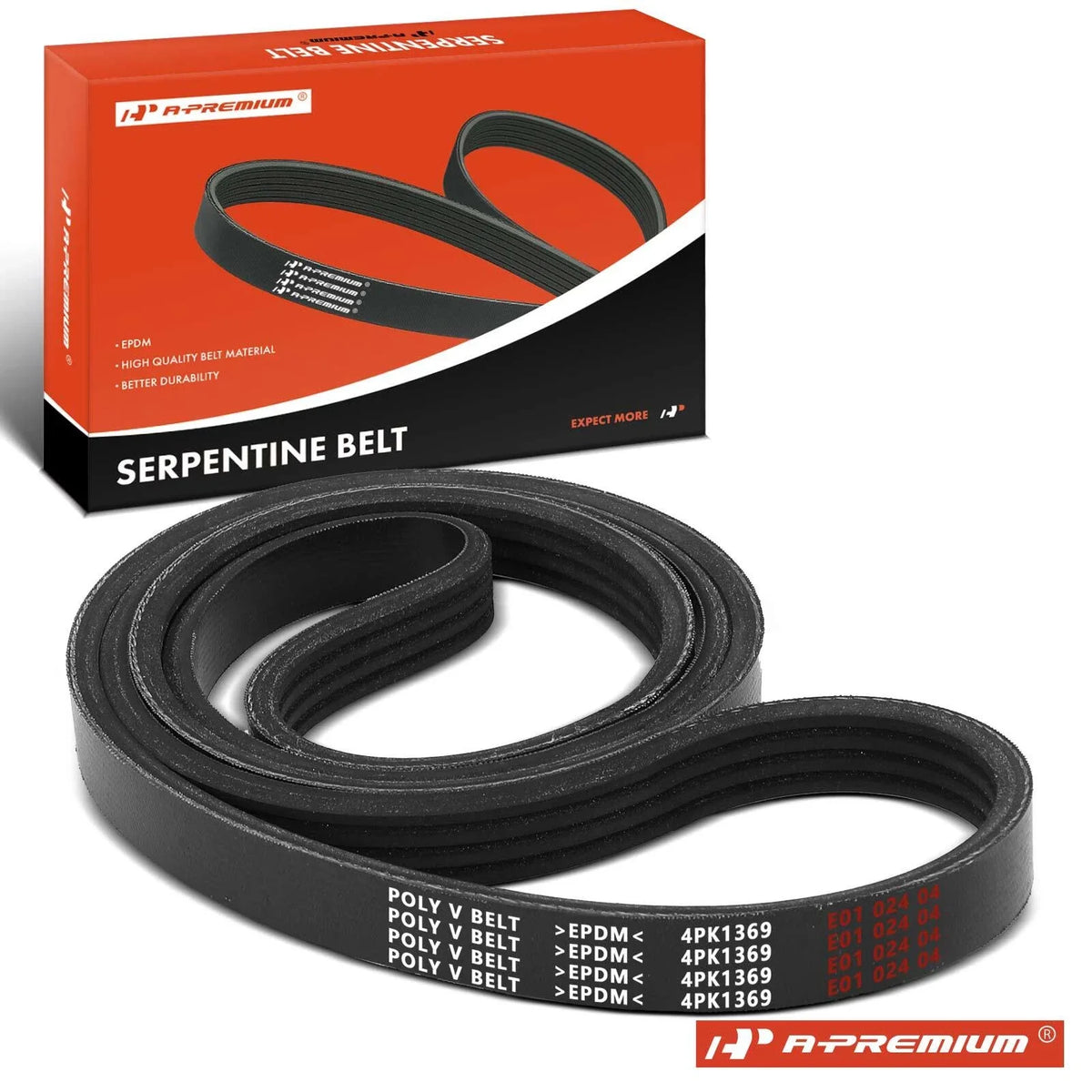 Serpentine Belt for Ford Explorer, Escape, Fusion, Lincoln MKC (2013–2020)