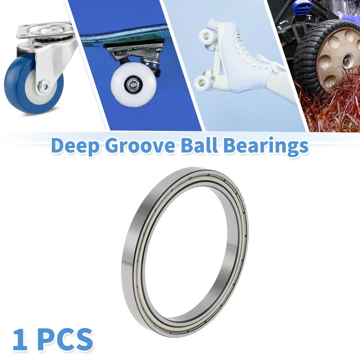 6816ZZ Deep Groove Ball Bearing for Scooter Skateboard Wheel (P6)