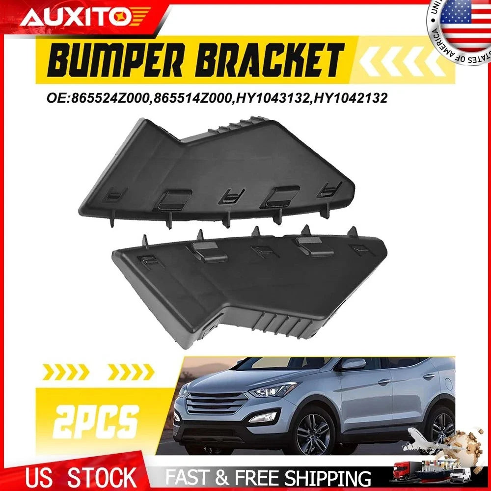Set of 2 Front Bumper Upper Brackets for Hyundai Santa Fe Sport (2013–2018)