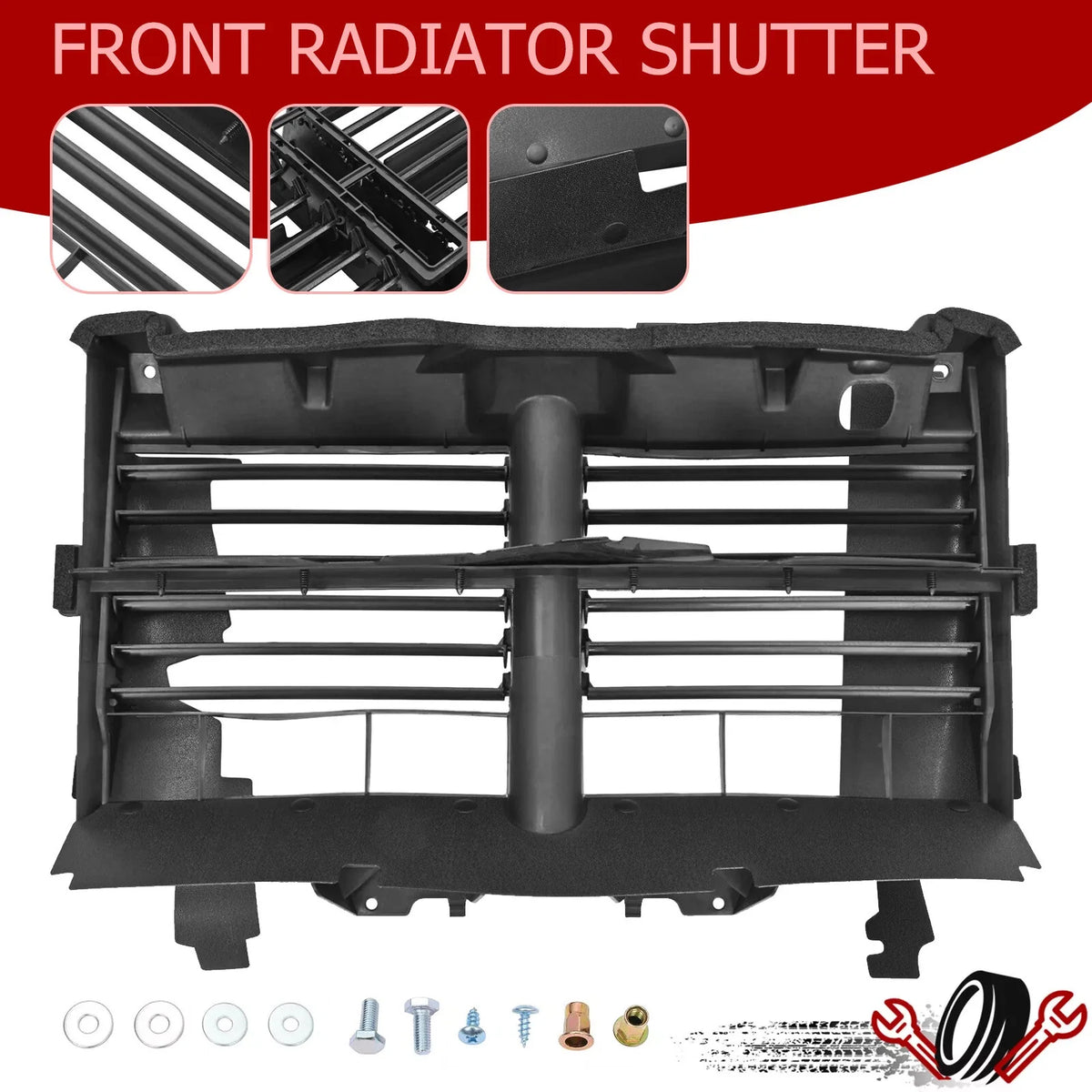 Active Grille Shutter for Dodge Ram 1500 (2013–2018, 2019–2024 Classic)