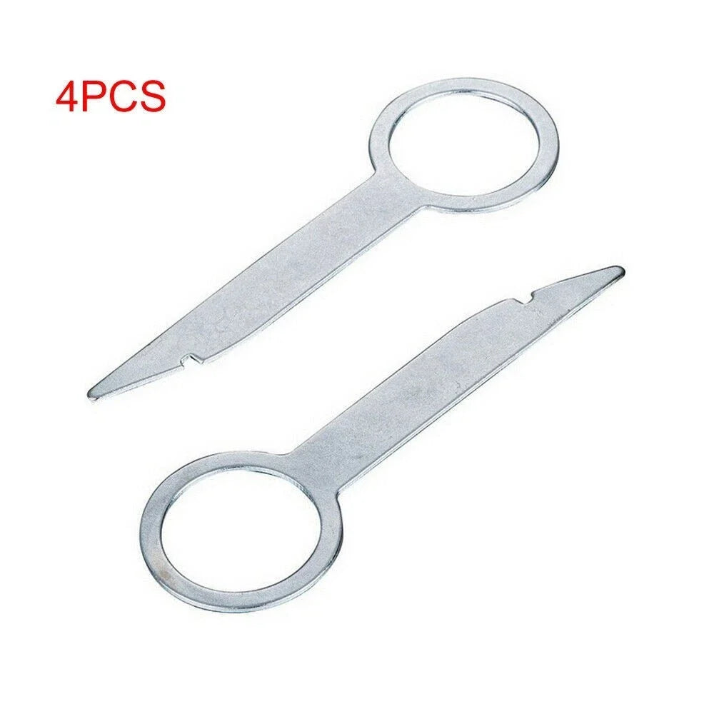 Set of 4 Car Radio Removal Tools for Universal Use (8cm Pins)