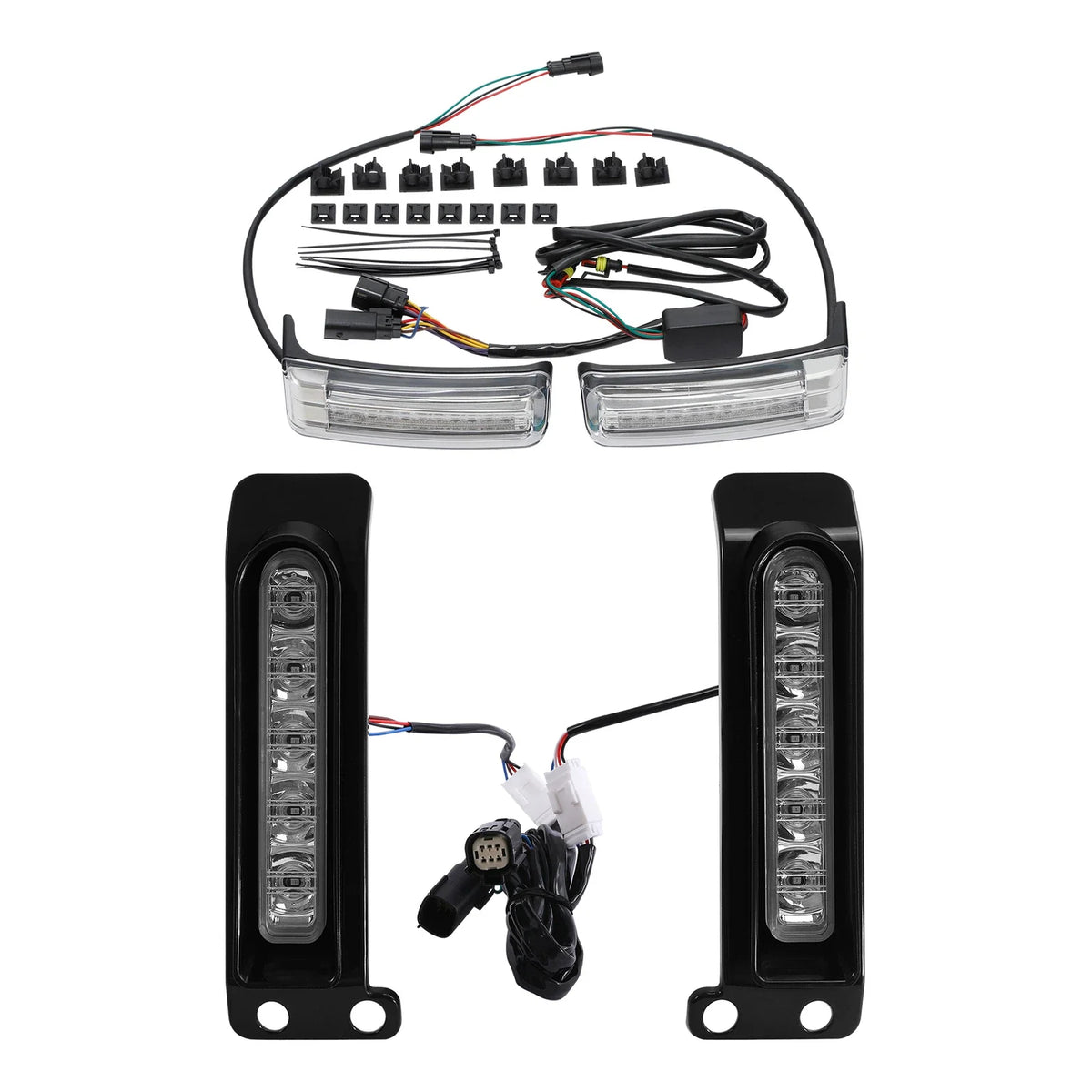 LED Inserts for Saddlebags on Harley Touring (2014-2024)
