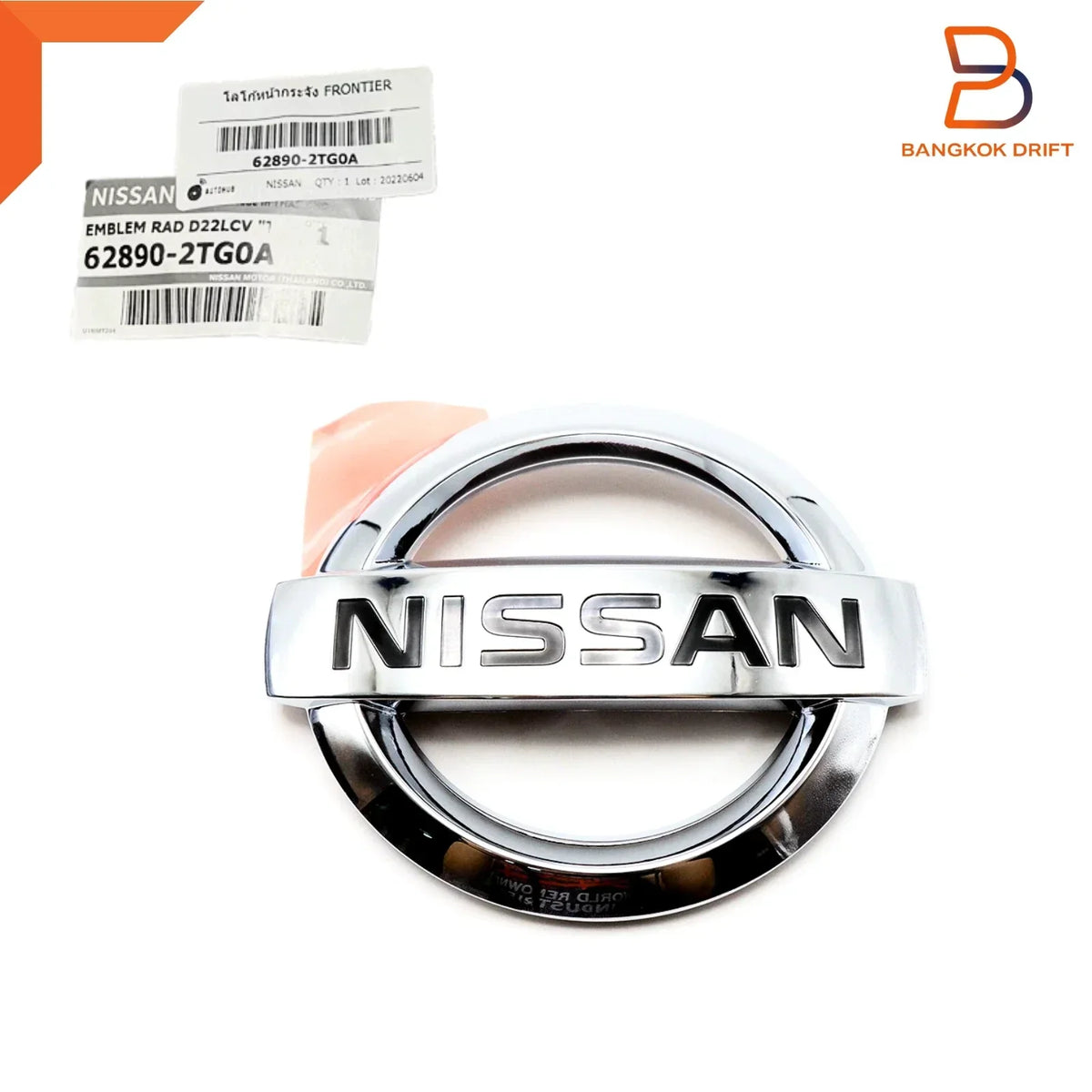 Grille with Chrome Trim and Emblem for D22 Nissan Navara Ute 2001-2014