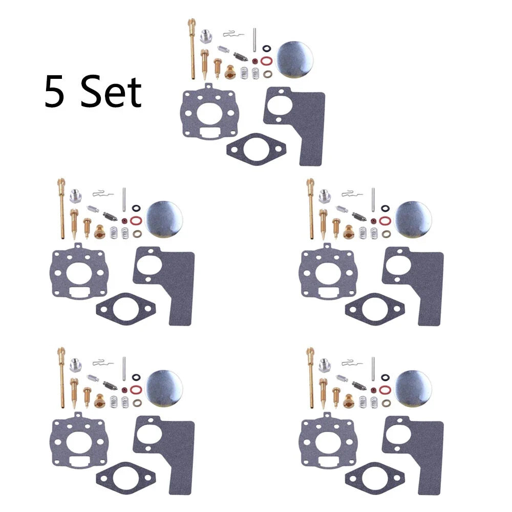 5-Pack Carburetor Repair Kits for B & Stratton 11HP 16HP (394989, 243437)