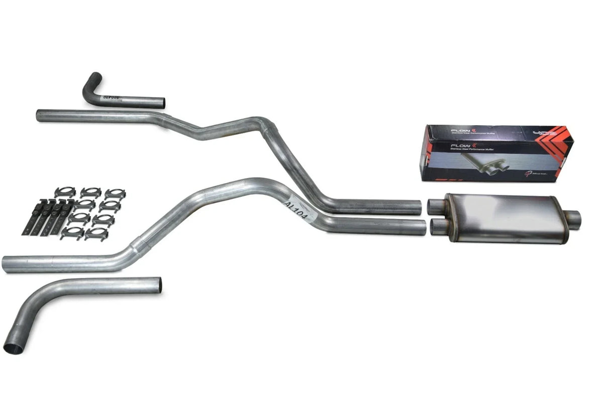 Dual Exhaust Kit for Chevy GMC 1500 (2007–2014) 2.5" Stainless Steel