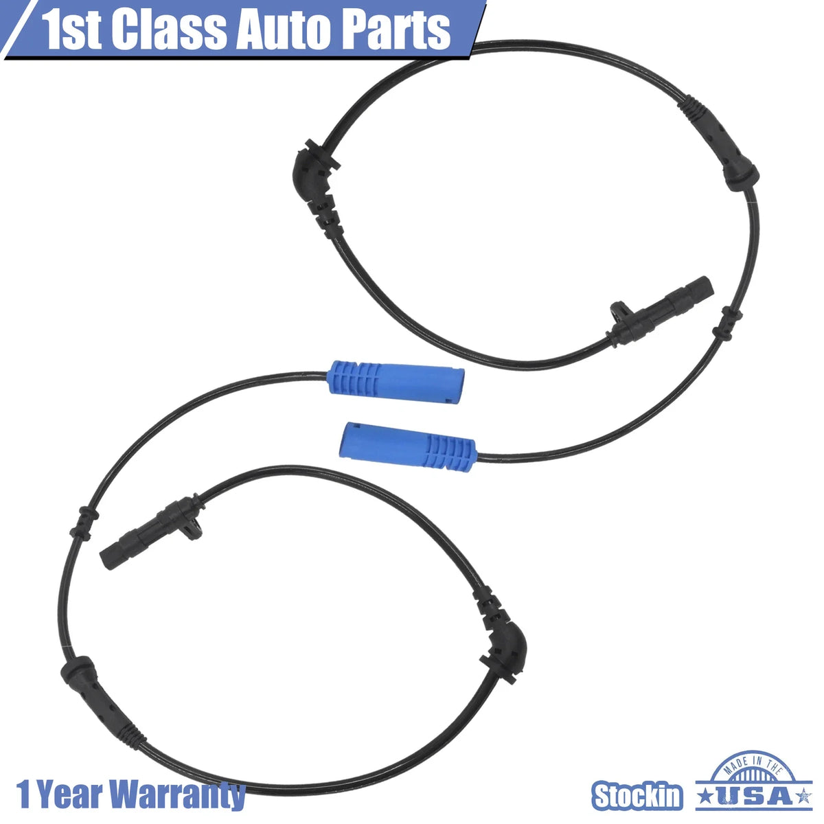 2X ABS Wheel Speed Sensor for Mini Cooper (2002–2008)