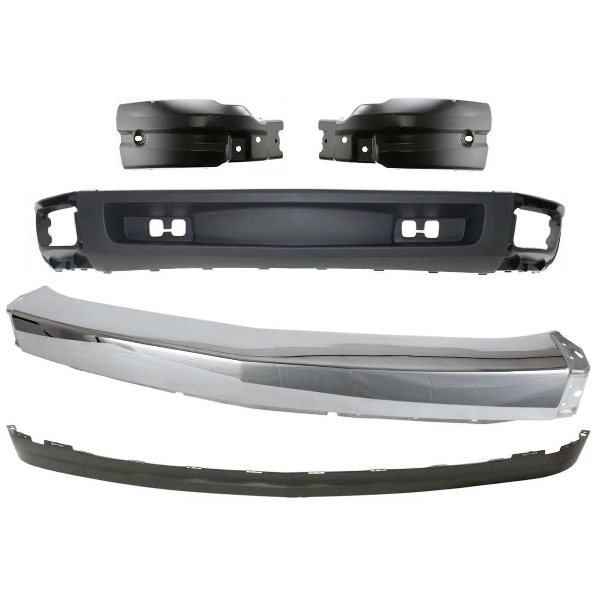 Front Bumper Face Bar for Chevy Silverado 1500 (2007–2008)