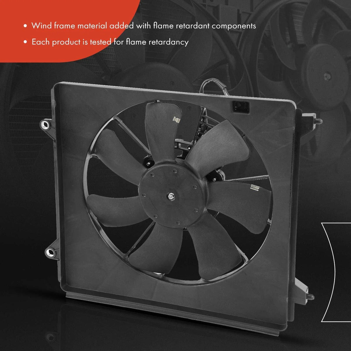 3X AC Condenser with Cooling Fan Assembly Kit for 2013-2017 Honda Accord