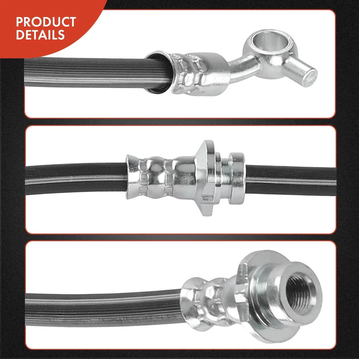 Front Left Brake Hydraulic Hose for Qashqai Rogue 2017-2022