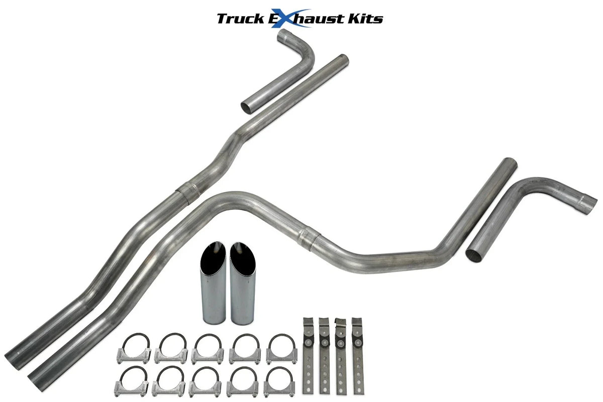 Dual Exhaust Kit for Chevy Tahoe (2000–2006) S Exit No Muffler
