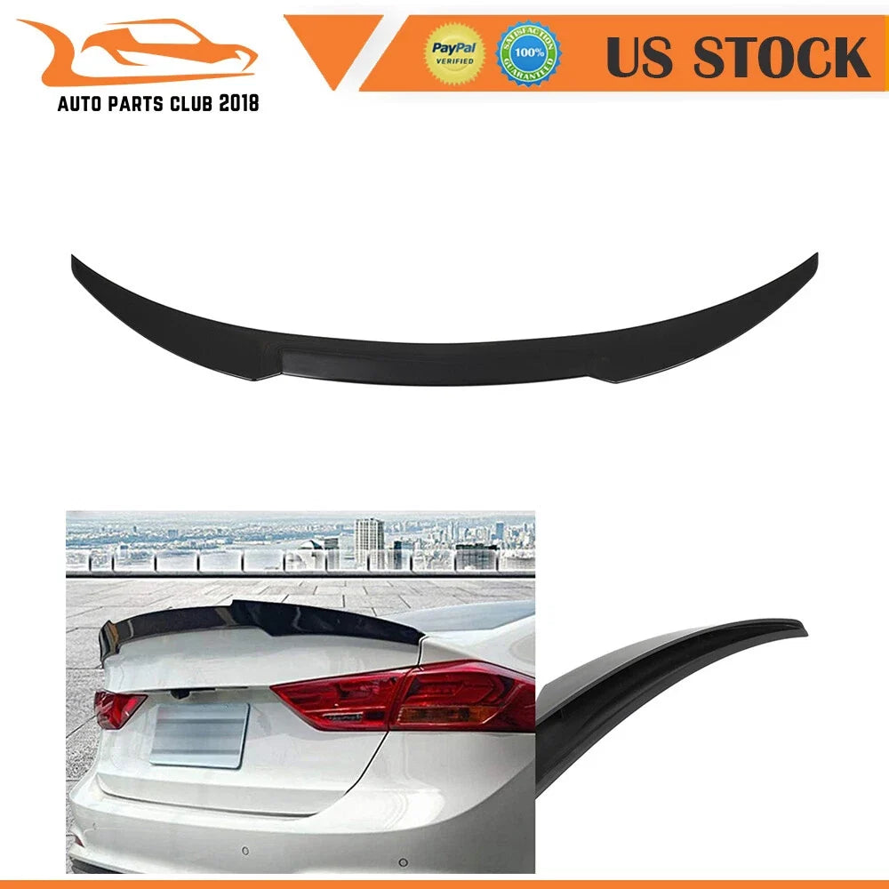 Glossy Black Rear Spoiler for Hyundai Elantra (2015–2018)