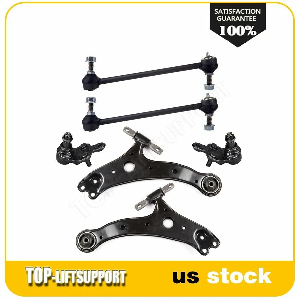 Set of 6 Suspension Control Arm Ball Joints for Toyota Highlander, Lexus