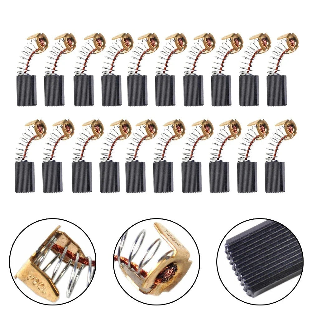 10X Carbon Brush Set for Motor Performance