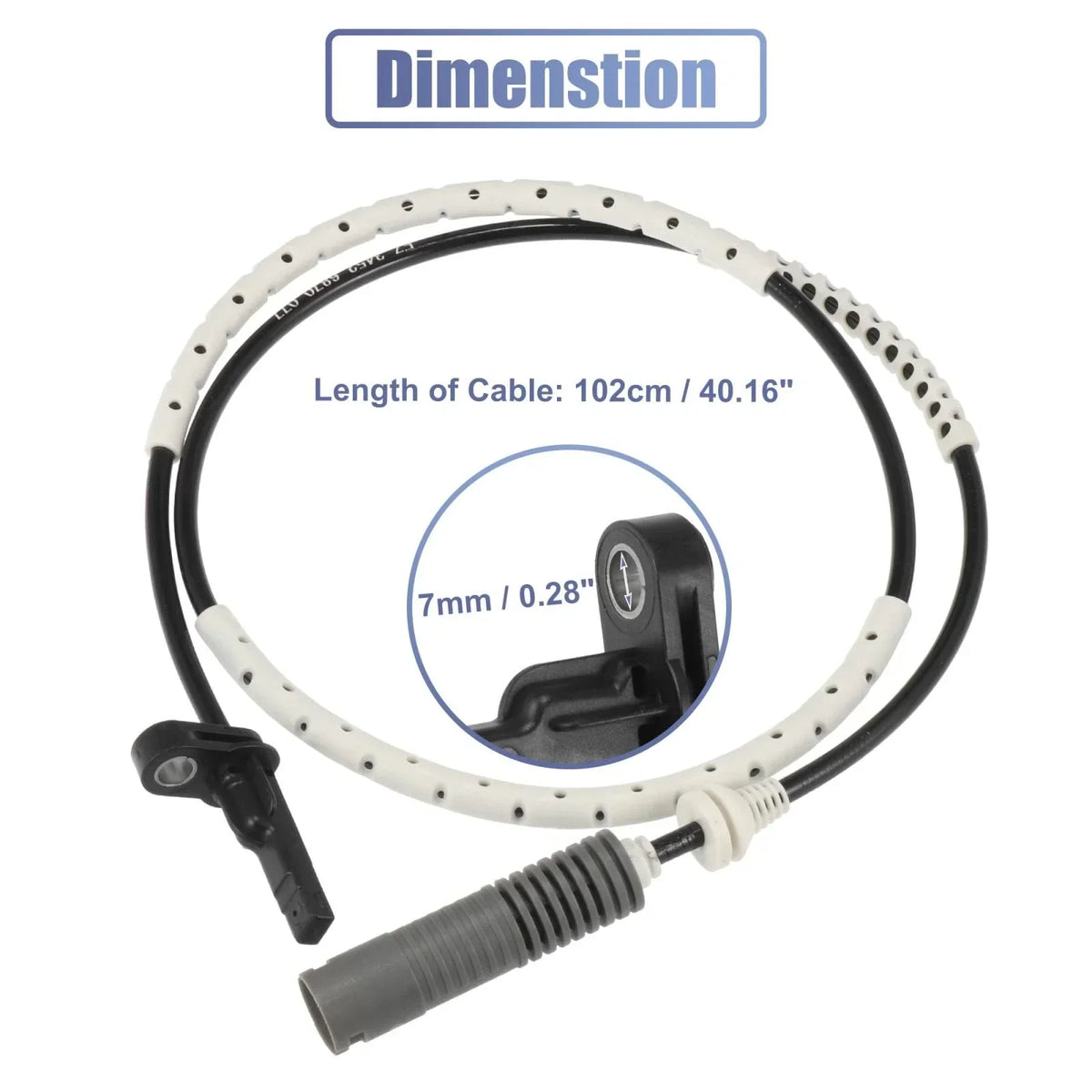 Wheel Speed Sensor Set (Rear Left & Right) for BMW 328i
