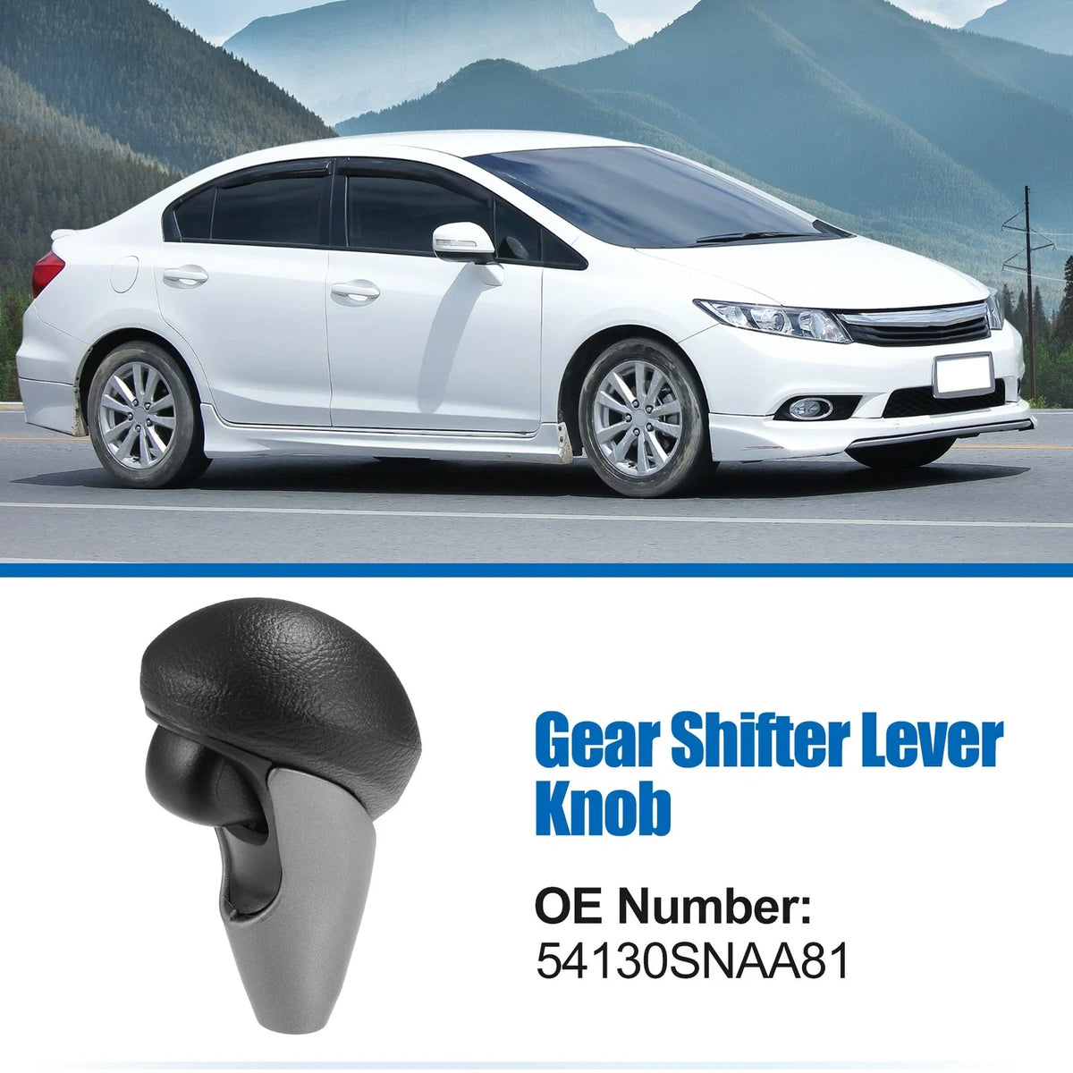Automatic Gear Shift Knob Handle for Honda Civic (2006–2011) No. 54130SNAA81