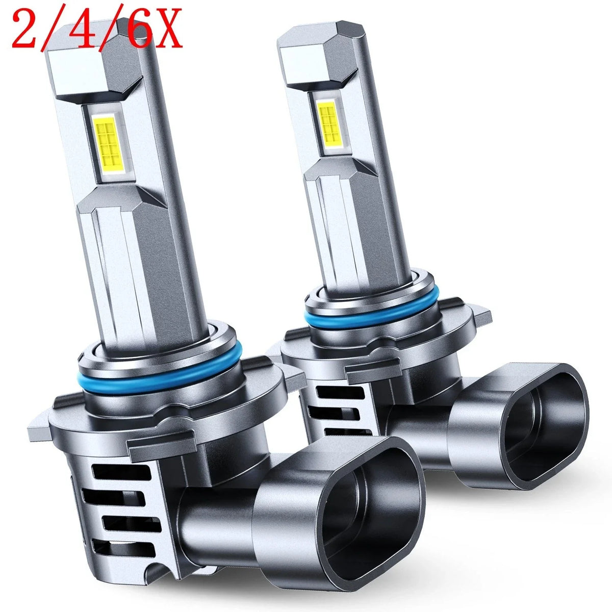Set of 2 9005 HB3 LED Headlight Bulbs 6500K 20000LM High/Low Beam