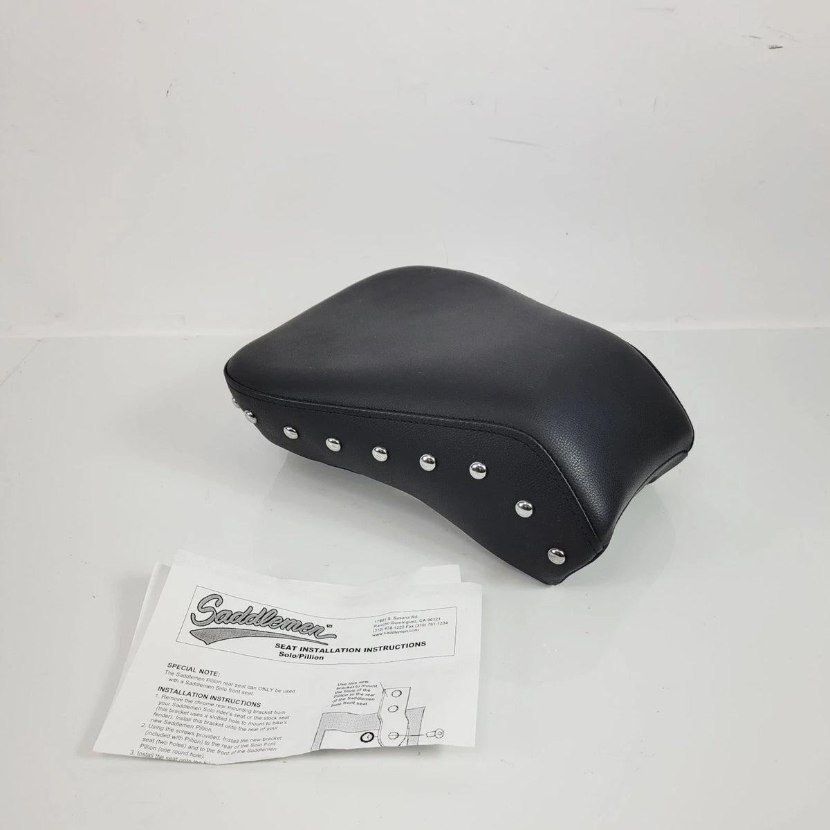 Passenger Pillion Pad for Harley Softail Deluxe 2006-2017 by SADDLEMEN