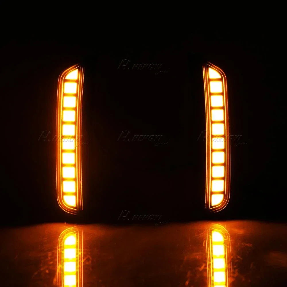 2x LED Side Marker Signal Blinkers for Jeep Grand Cherokee L 2021-2024