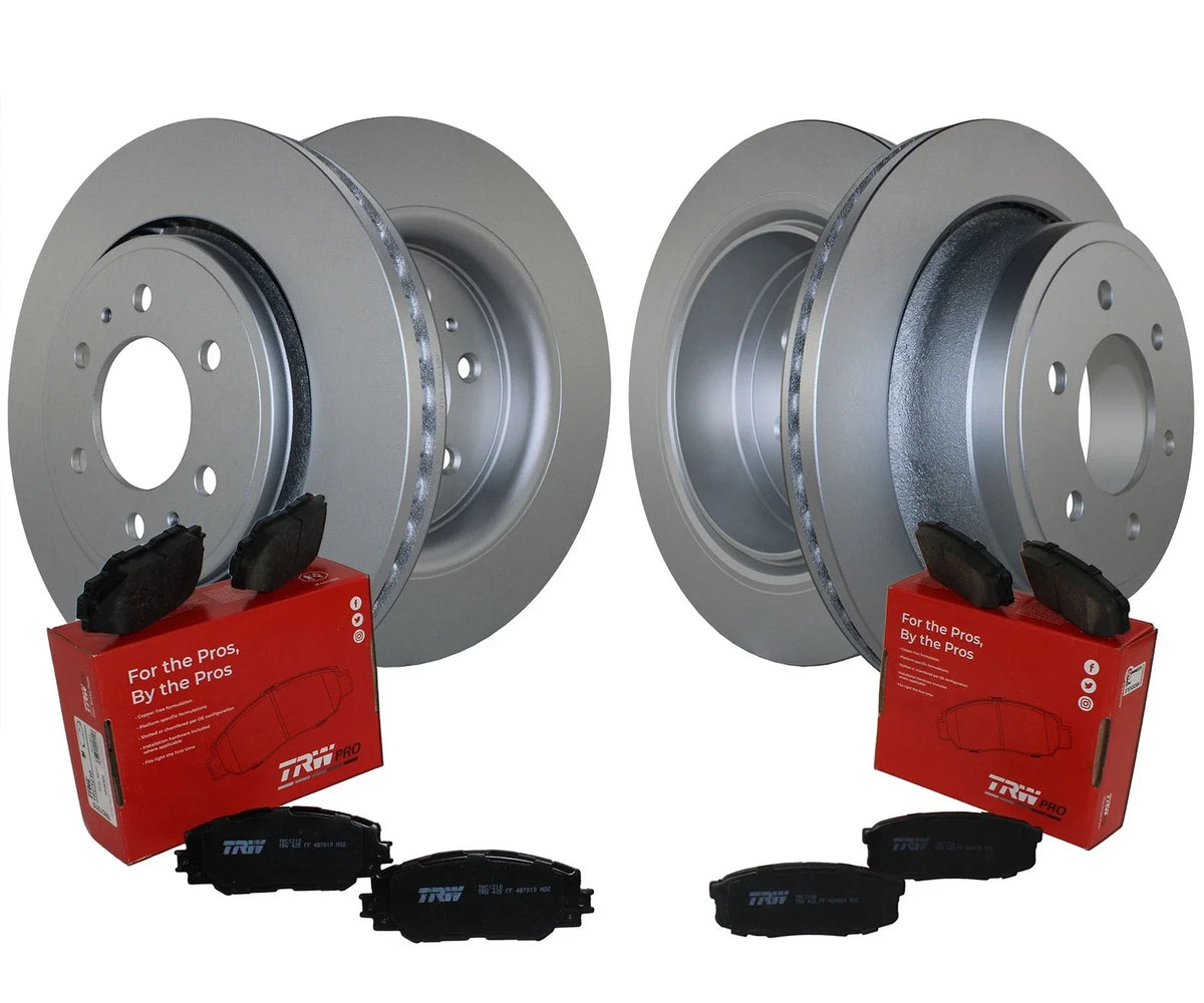 Disc Rotors & TRW Pro Ceramic Pads Brake Kit for 2012-2019 Ford F-150