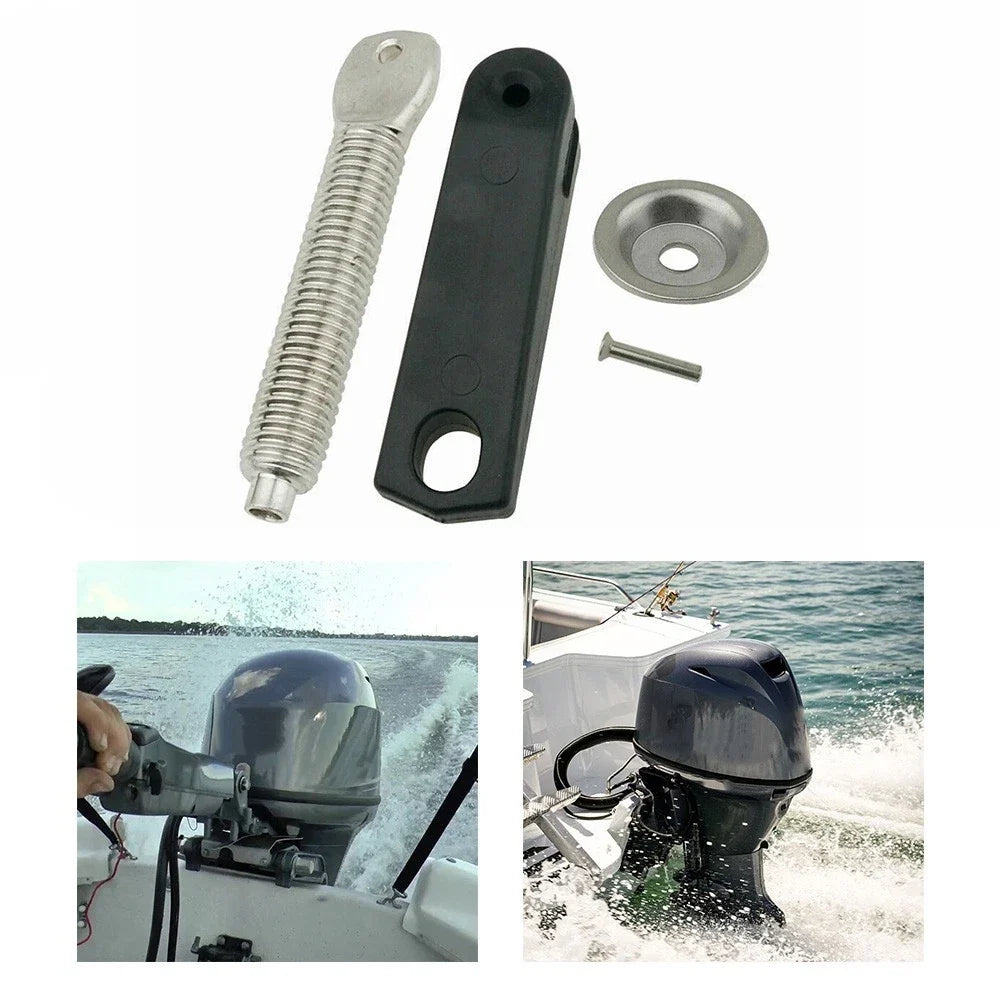 2X Outboard Motor Clamp Screw Set for Transom Pad Plate