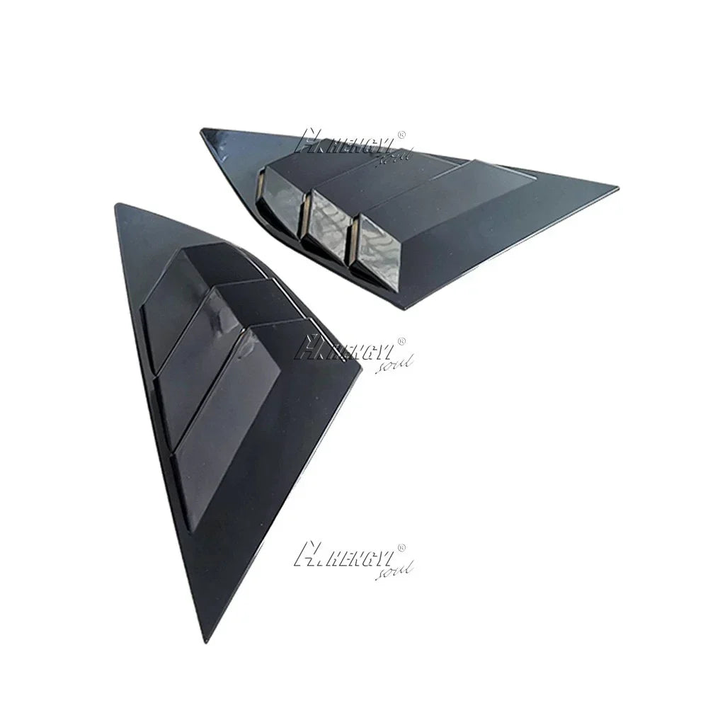 Black Side Window Louver Shutter Cover for 2012–2018 Ford Focus