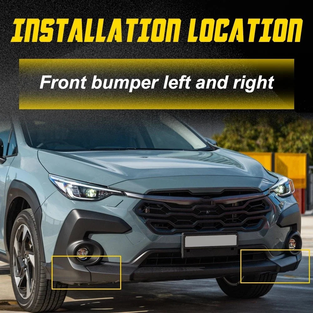 2X Front Left Right Bumper Bracket Support for Subaru Crosstrek (2018–2023)