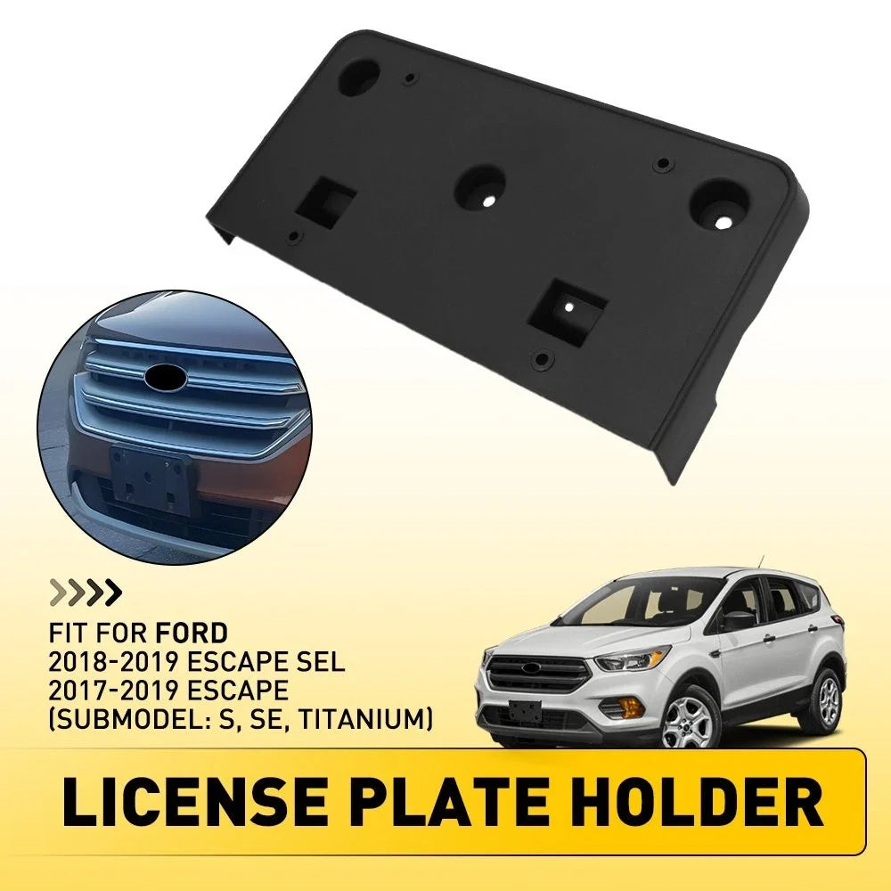 Front License Plate Holder for Ford Escape 2007–2019 OEM 8L8Z-17A385-AA
