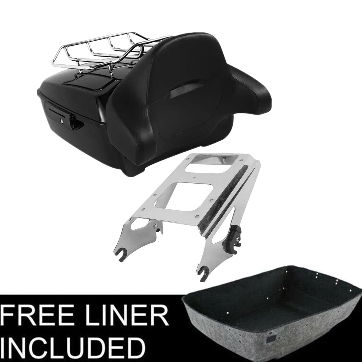 Trunk Backrest Mounting Rack for Harley Road Glide 2009-2013