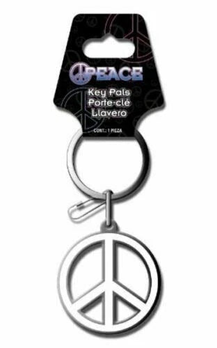 Peace Sign Enamel Key Chain for Universal Use (All Models)