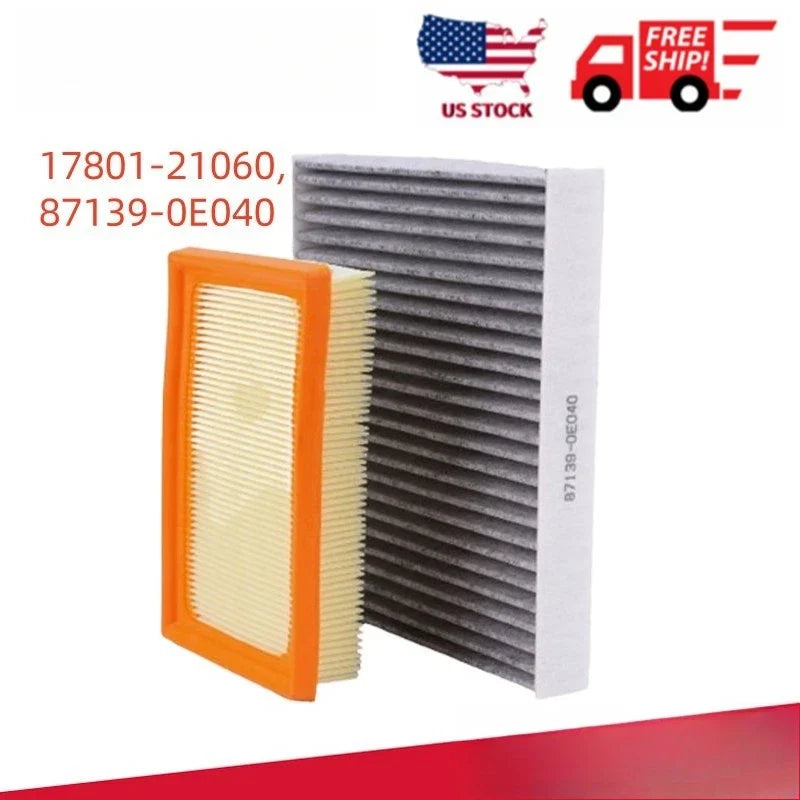 17801-21060 Engine & Cabin Air Filter Set for Toyota Prius (2016-2022)