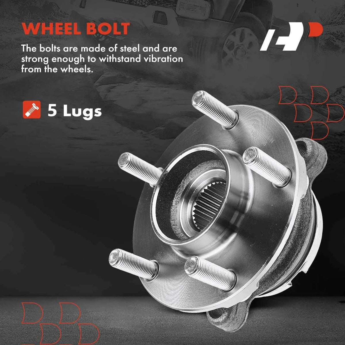 CV Axle Shaft with Wheel Hub Bearing for 2013-2018 Nissan Altima