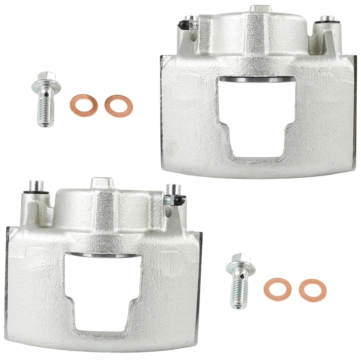 Front Brake Calipers for Chevrolet C3500 (1990–2000) - Set of 2