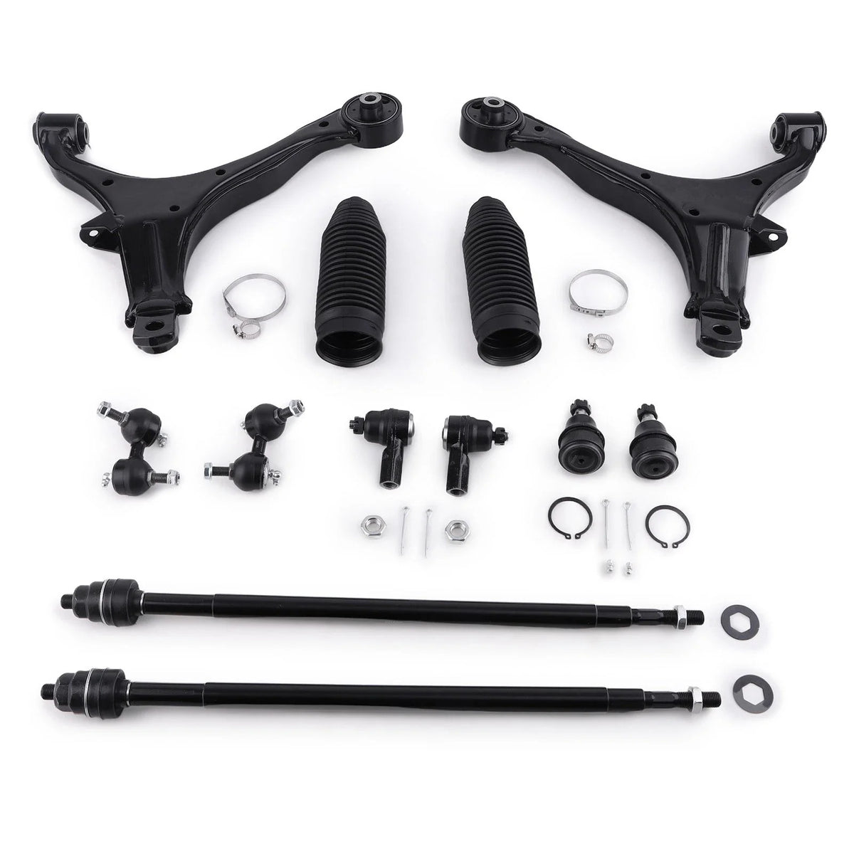 12x Front Control Arms with Sway Bar & Tie Rods for Honda CR-V 2002-2006