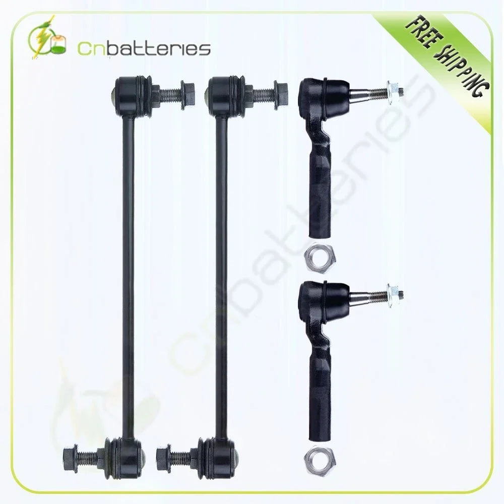 Outer Tie Rods & Stabilizer Sway Bar Links for 2004-2010 Malibu/G6