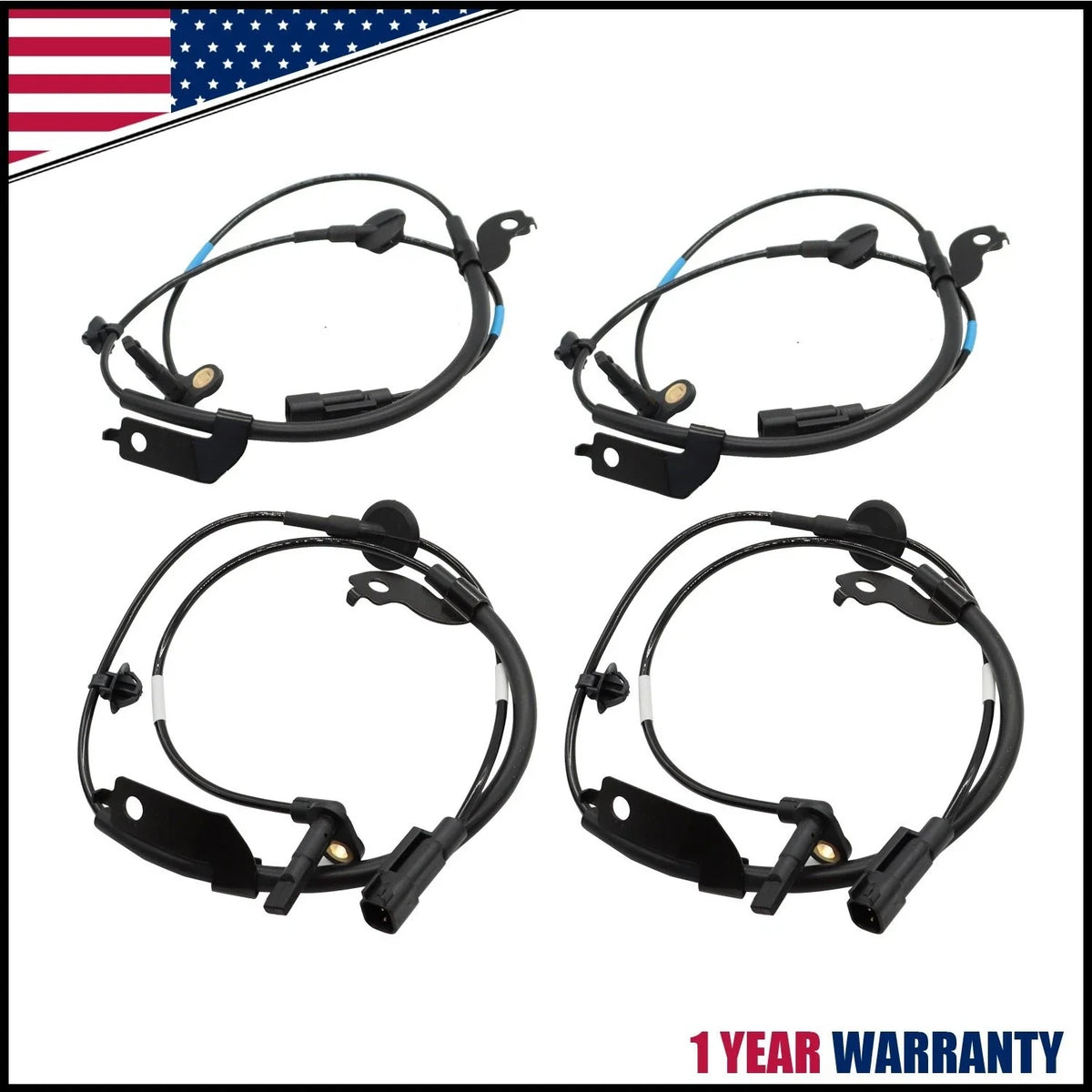 4 ABS Wheel Speed Sensors Set for Outlander/Lancer 2003-2021