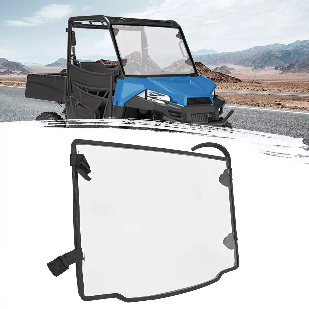 Full Windshield for 2015-2026 Polaris Ranger 500/570 Midsize EV/ETX