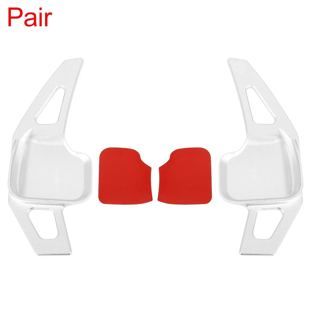 Pair Silver Tone Steering Wheel Shift Paddle for BMW F22 F23 F30 F31 F33 F34 (2012–2019)