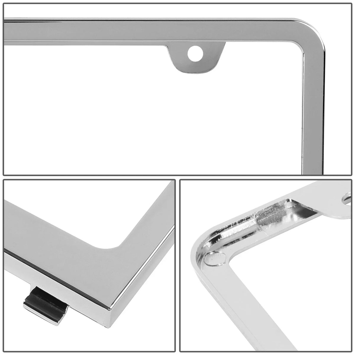 Front License Plate Mounting Bracket Holder Kit for Tesla S (2016–2020)