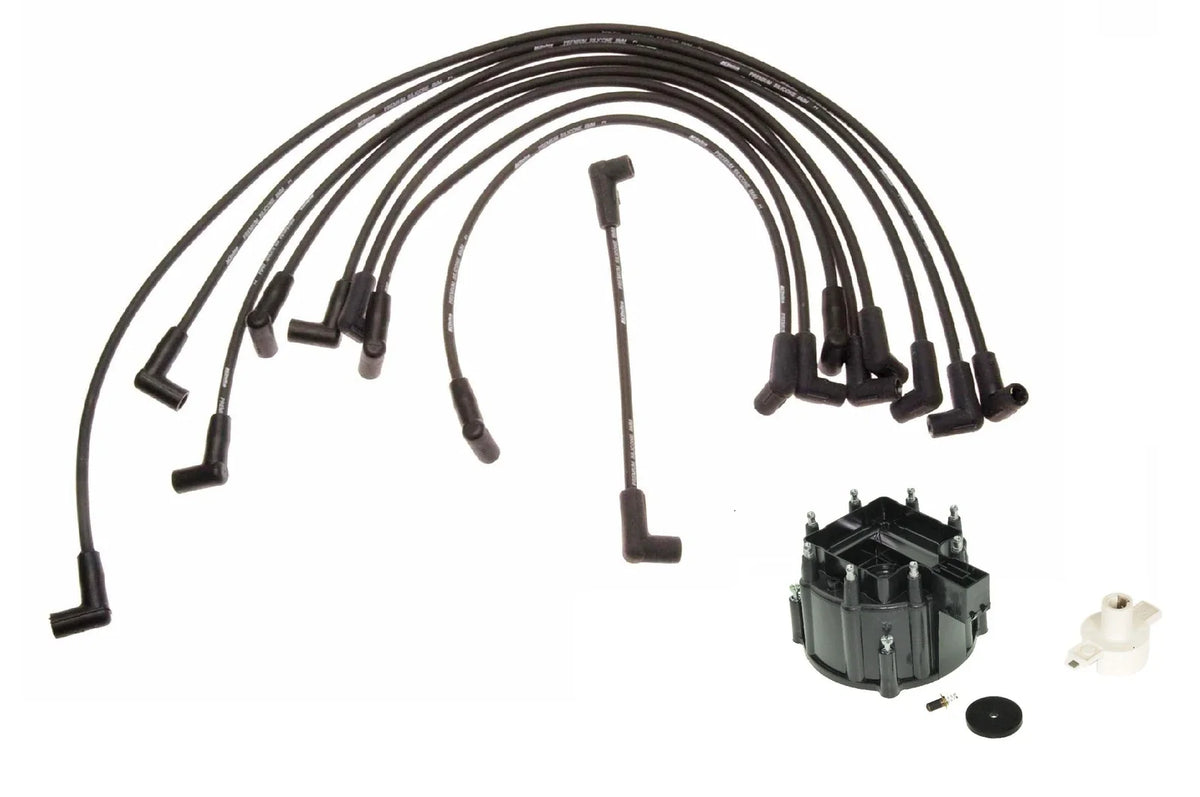 Ignition Wire Set & Distributor Cap Rotor Kit for Chevy G30 GMC G3500 (1971–1995)