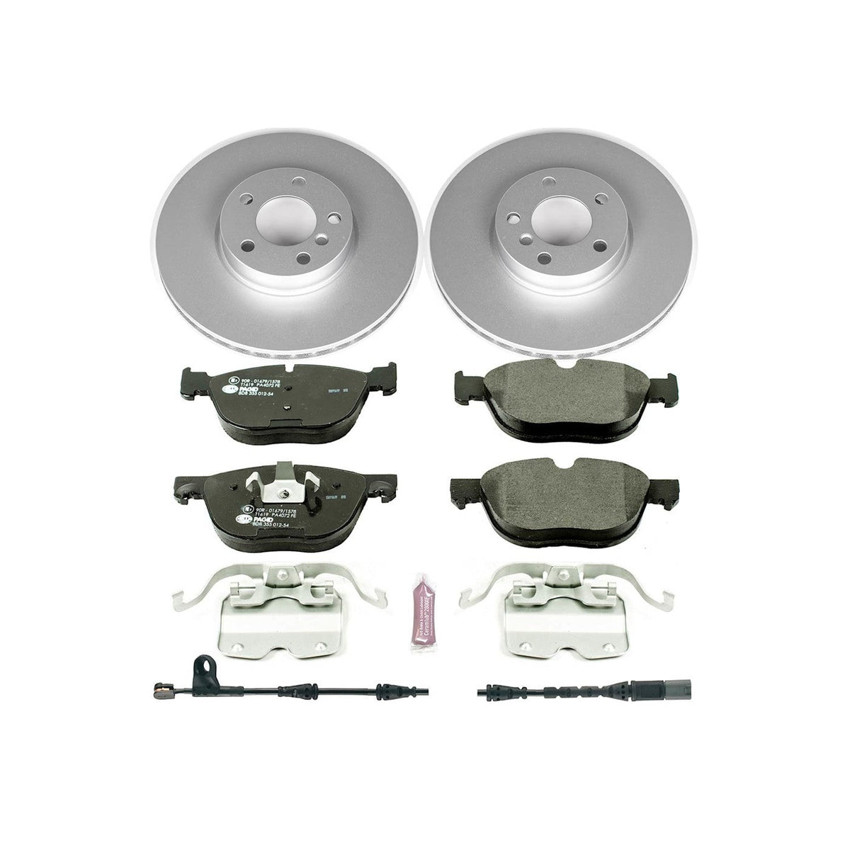 2X Brake Disc and Pad Set for BMW X5 X6 (2011–2018)