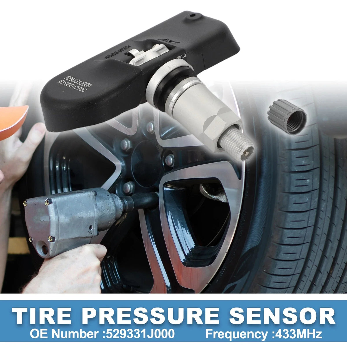 Tire Pressure Sensor for Kia Sorento (2009–2012) 52933-1J000 433MHz